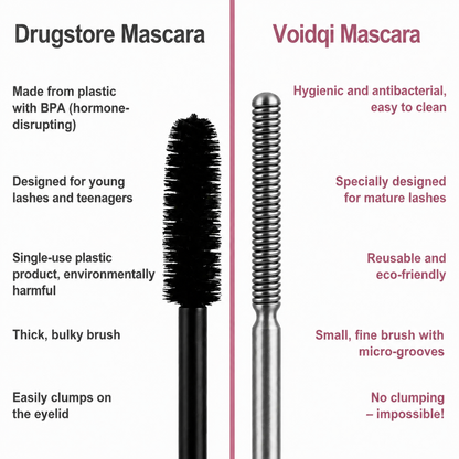 Voidqi® Waterproof Fibre Mascara💧  – Volume & Length without Clumping for Dramatic Moments