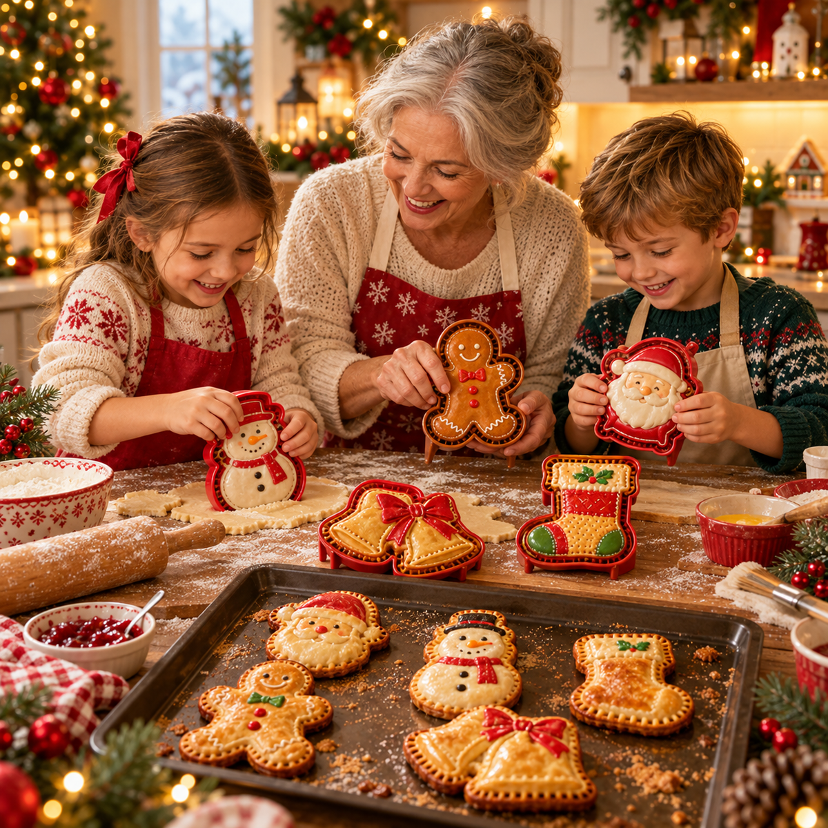 Christmas Magi Mini Pie Mold Collection – Bake Sweet Memories Together 🎄
