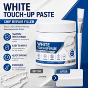 White Furniture Touch-Up Paste with Brush