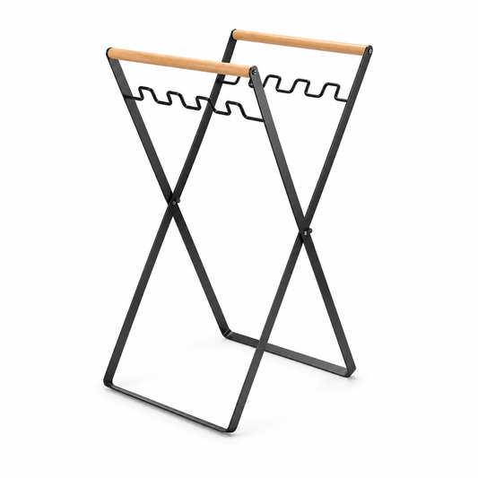 Foldable Outdoor Trash Bag Stand for Camping, BBQ & Picnics