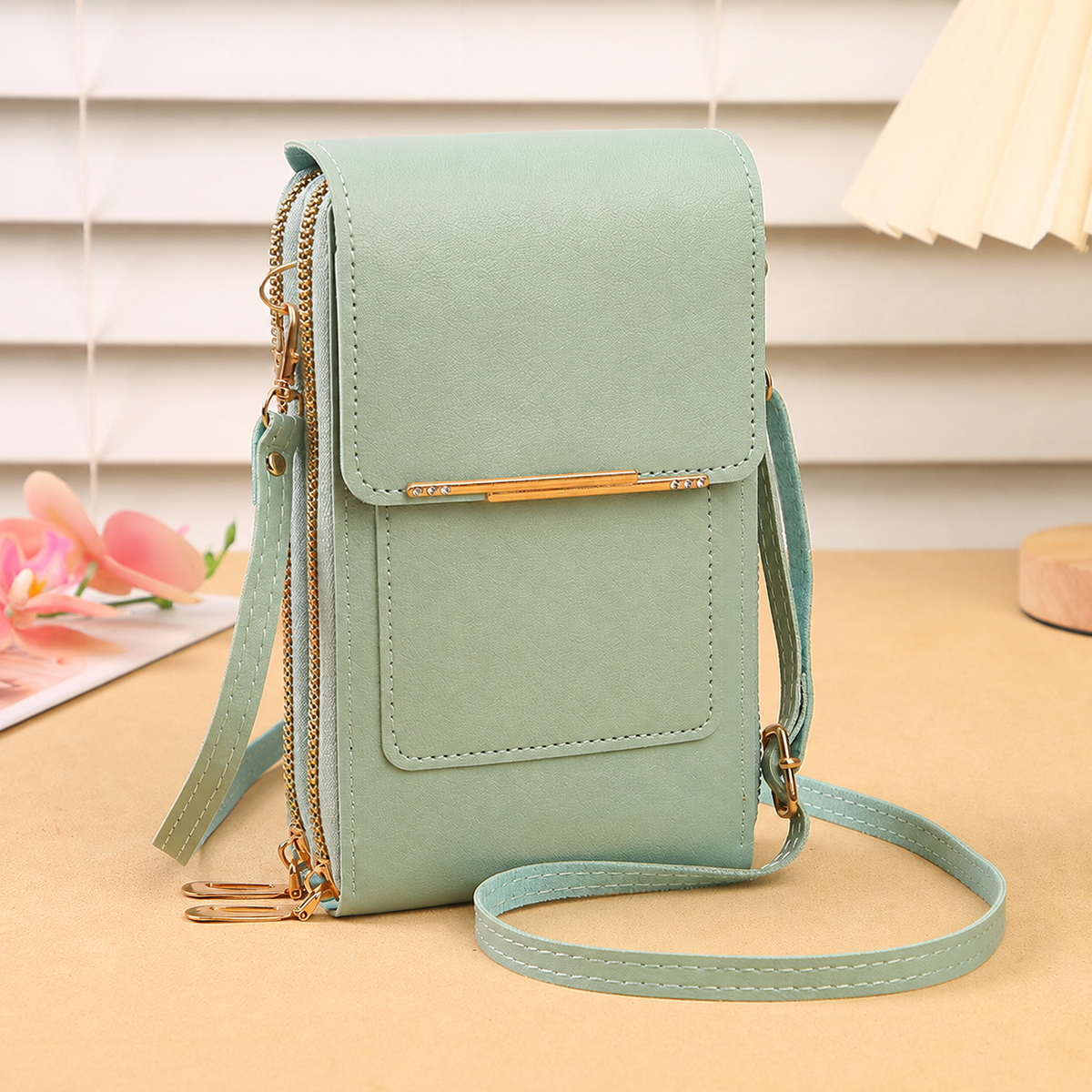 🔥Last Day Buy 1 Get 1 Free $14.99 Each🔥Simple And Elegant Women's Touchscreen Crossbody Phone Wallet