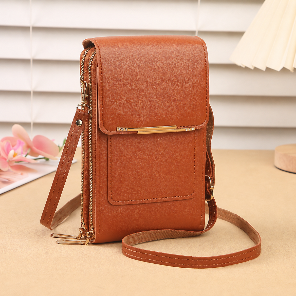 🔥Last Day Buy 1 Get 1 Free $14.99 Each🔥Simple And Elegant Women's Touchscreen Crossbody Phone Wallet