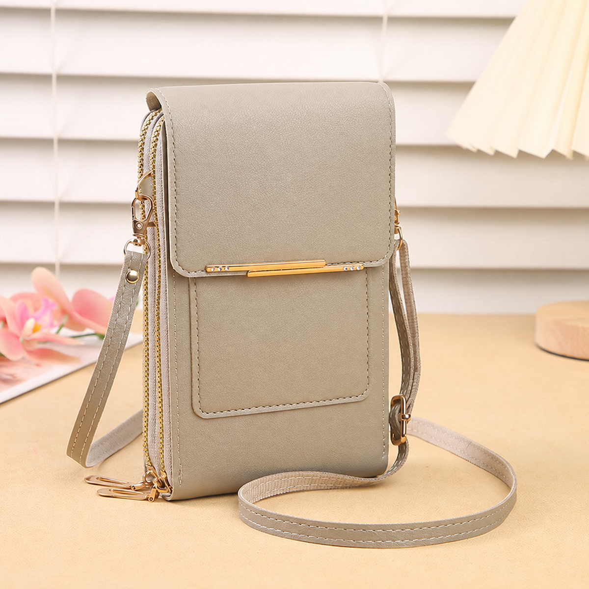 🔥Last Day Buy 1 Get 1 Free $14.99 Each🔥Simple And Elegant Women's Touchscreen Crossbody Phone Wallet