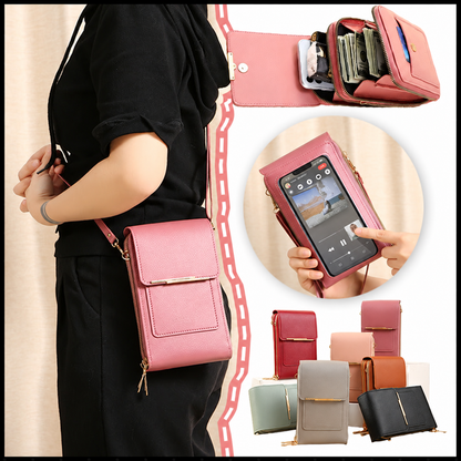 🔥Last Day Buy 1 Get 1 Free $14.99 Each🔥Simple And Elegant Women's Touchscreen Crossbody Phone Wallet