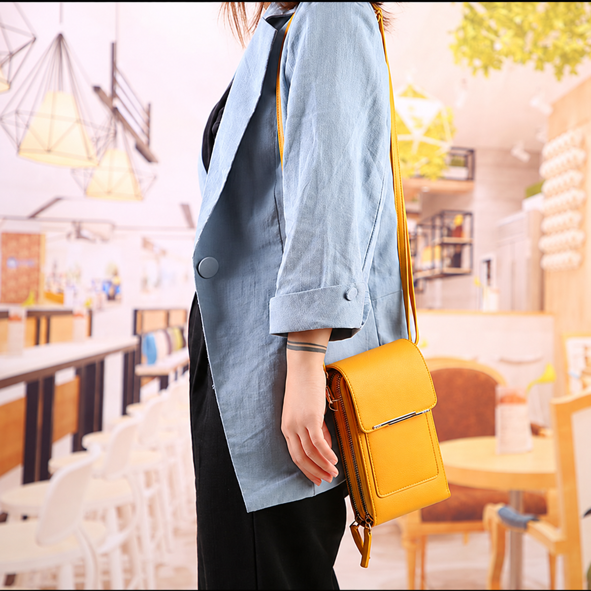 🔥Last Day Buy 1 Get 1 Free $14.99 Each🔥Simple And Elegant Women's Touchscreen Crossbody Phone Wallet